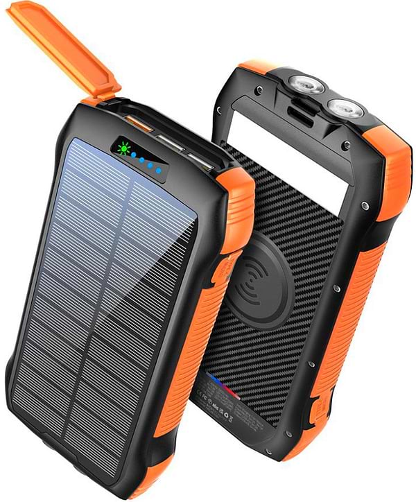 Фото - Батарея мобільна Choetech Wireless 20000mAh 20W Black-Orange (B657-OR)