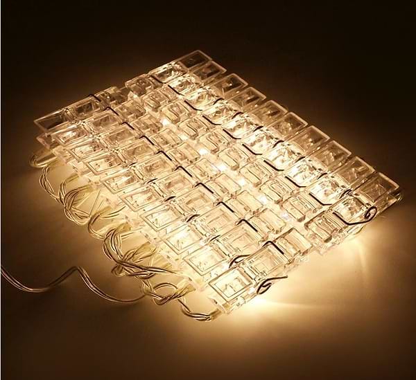 Фото - Гірлянда лінійна Colorway 40LED, 4.2м, з прищіпками для фото (CW-LCP-40L42B)