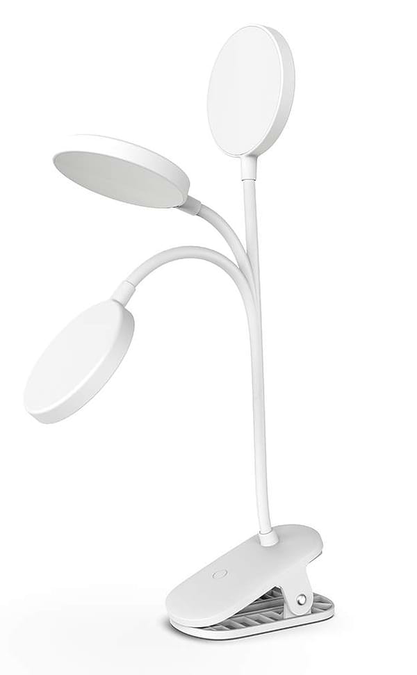 Фото - Настільна лампа Colorway Flexible & Clip 2 White (CW-DL10FCB-W)