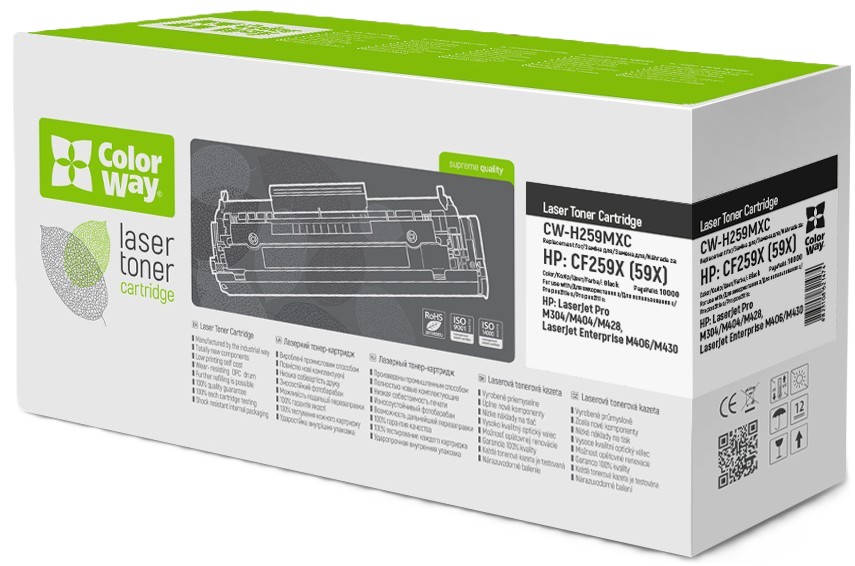 Картридж для лазерных принтеров/МФУ Colorway for HP (CF259X) M304/404/MFP428 (CW-H259MXC)