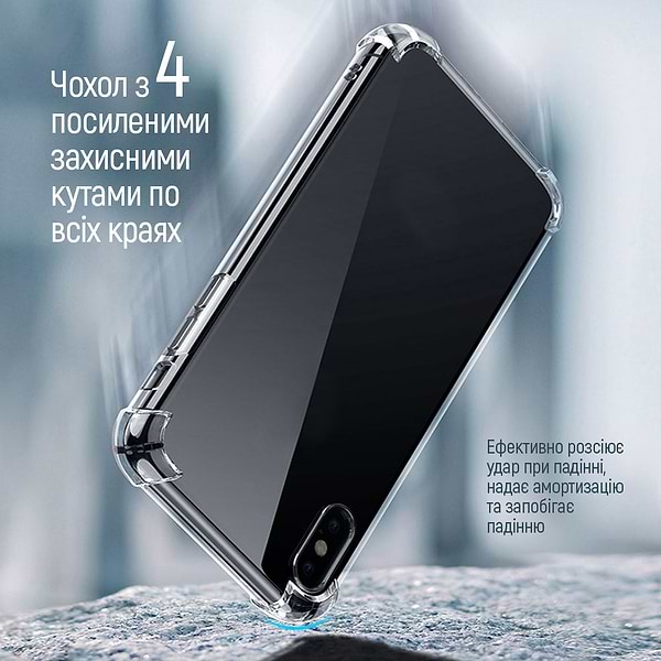 Фото - Чохол для смартфону Colorway TPU AntiShock Apple iPhone 16 Pro Max Clear (CW-CTASAI16PM)