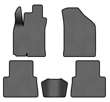 Фото - EVA коврики в салон авто EVAtech для Lacetti Chevrolet 2002 1 поколение Combi EU CT32555CV5RGB