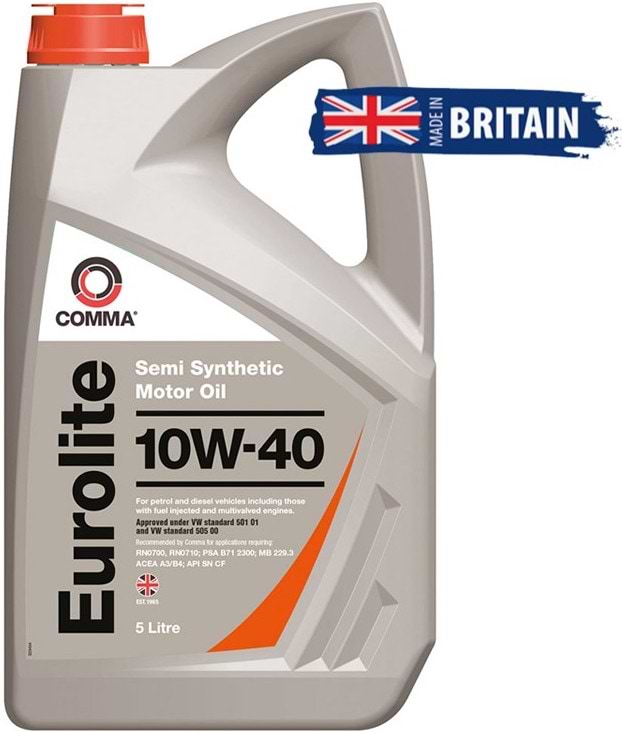Олива для авто COMMA EUROLITE 10W-40 5л (EUL5L)