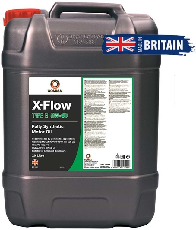 Олива для авто COMMA X-FLOW TYPE G 5W-40 20л (XFG20L)