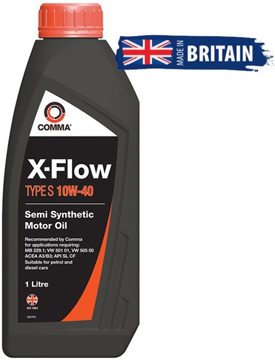 Олива для авто COMMA X-FLOW TYPE S 10W-40 1л (XFS1L)