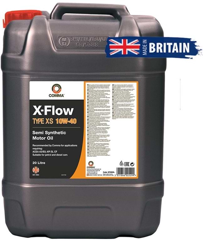 Олива для авто COMMA X-FLOW TYPE XS 10W-40 20л (XFXS20L)
