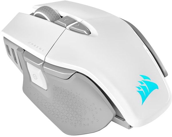 Фото - Миша бездротова ігрова Corsair M65 RGB Ultra Wireless Tunable FPS LED ALU White (CH-9319511-EU2)