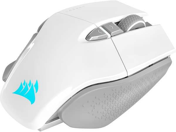 Фото - Миша бездротова ігрова Corsair M65 RGB Ultra Wireless Tunable FPS LED ALU White (CH-9319511-EU2)