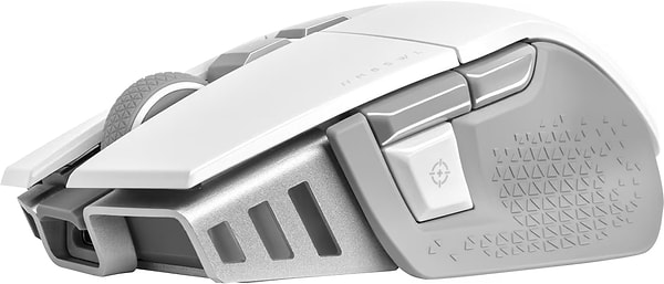 Фото - Миша бездротова ігрова Corsair M65 RGB Ultra Wireless Tunable FPS LED ALU White (CH-9319511-EU2)