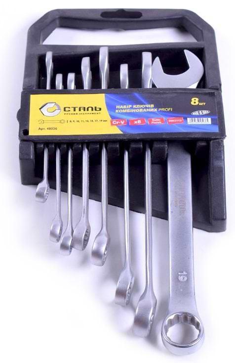 Набір ключів Сталь CR-V 8шт (48036)