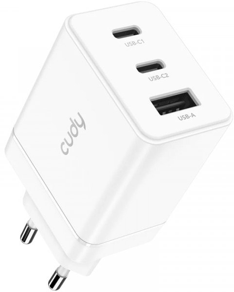 Сетевое зарядное устройство Cudy 3xUSB 67W (CH67_EU)