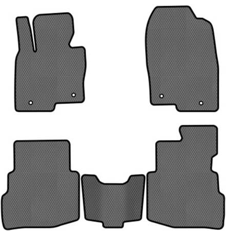 EVA коврики в салон авто EVAtech для CX-9 (TC) (7 seats) Mazda 2016 2 поколение SUV USA MZ11398COO5VL4RGB