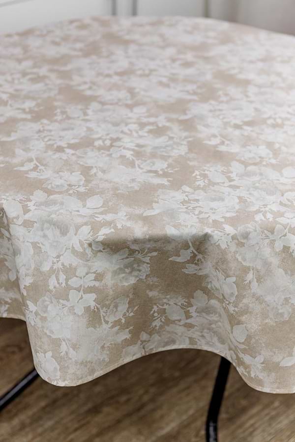 Фото - Скатерть круглая Прованс Алюр беж D-180 см (033845)