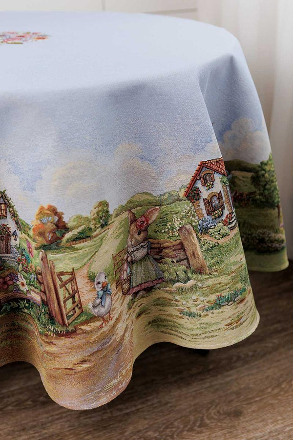 Фото - Скатерть круглая Прованс Пасхальная Настроение D180 см (044262)