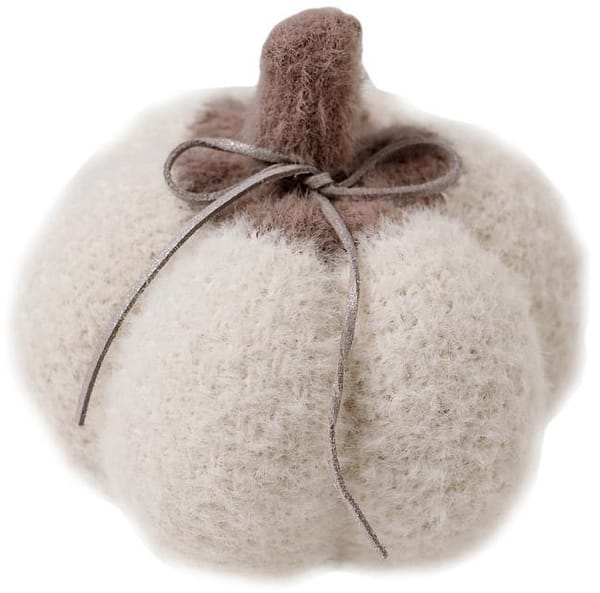 Фото - Подушка декоративная Прованс Тыквушка молочная D15 см (041106)