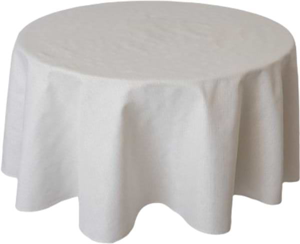 Фото - Скатерть круглая Прованс Жемчужина Белая D136 см (037604) Фото - Скатерть круглая Прованс Жемчужина Белая D136 см (037604)