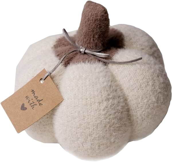 Фото - Подушка декоративная Прованс Тыквушка молочная D25 см (041107)