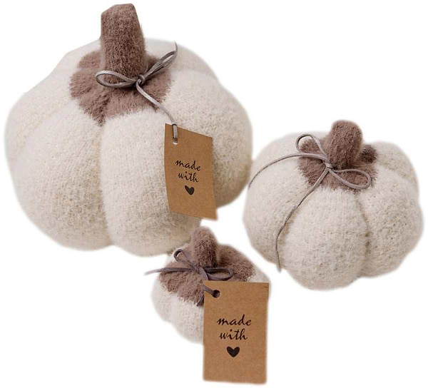 Фото - Подушка декоративная Прованс Тыквушка молочная D25 см (041107)