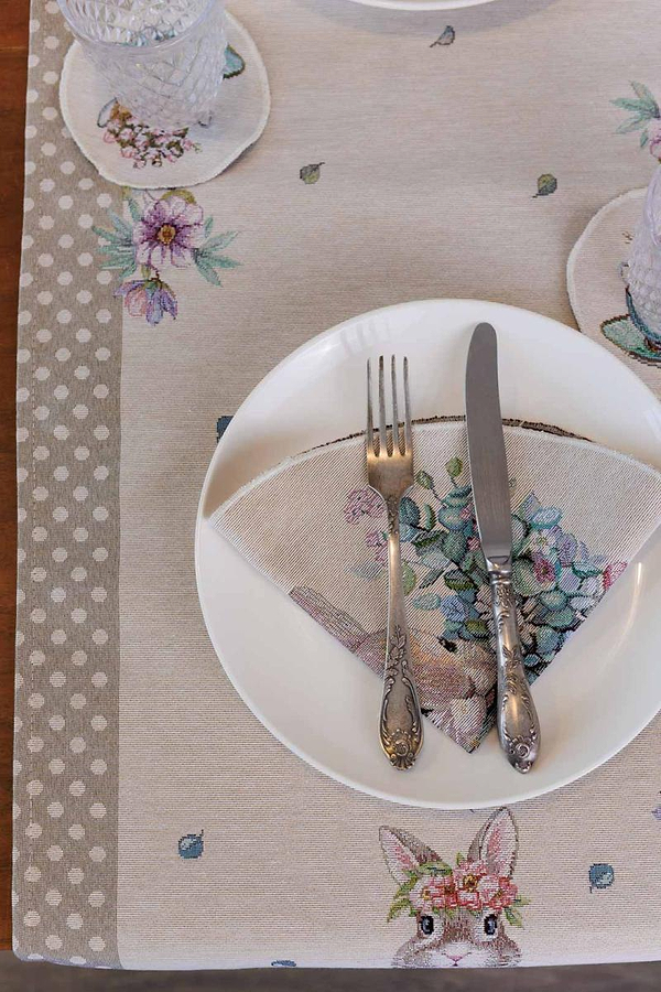 Фото - Салфетка для сервировки Прованс гобеленовая Очарование D35 см (044130)