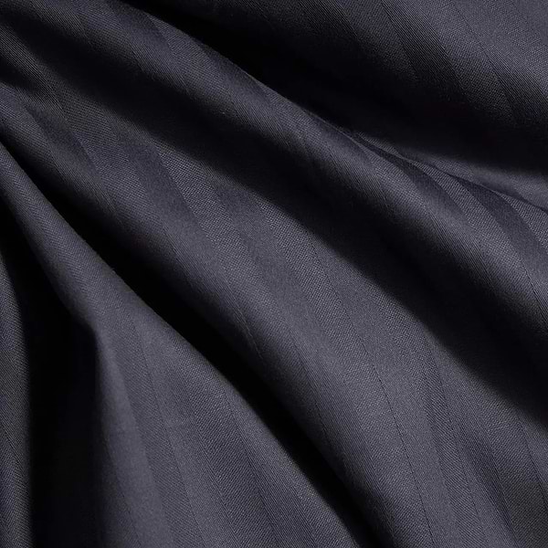 Фото - Комплект постельного белья Moon&Star Satin Stripe Dark Serenity 160х220 нав. 2х40х60 (MS-820008595)