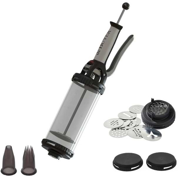 Кондитерский шприц de Buyer с 2 насадками 38,4 см (3358.01)