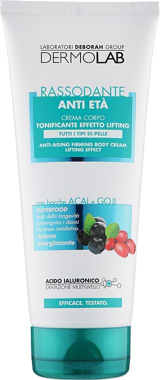 Фото - Крем для тела DERMOLAB антивозрастной подтягивающий с эффектом лифтинга для всех типов кожи 200 мл (8009518380279)