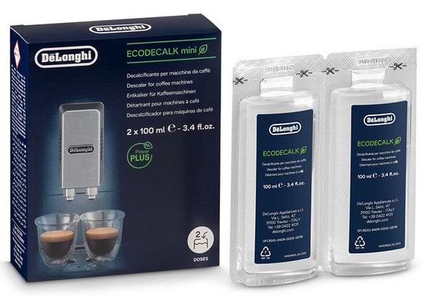 Фото - Чистящее средство для кофемашины Delonghi Ср-во для декальцинации DLSC200 (2х100 мл)