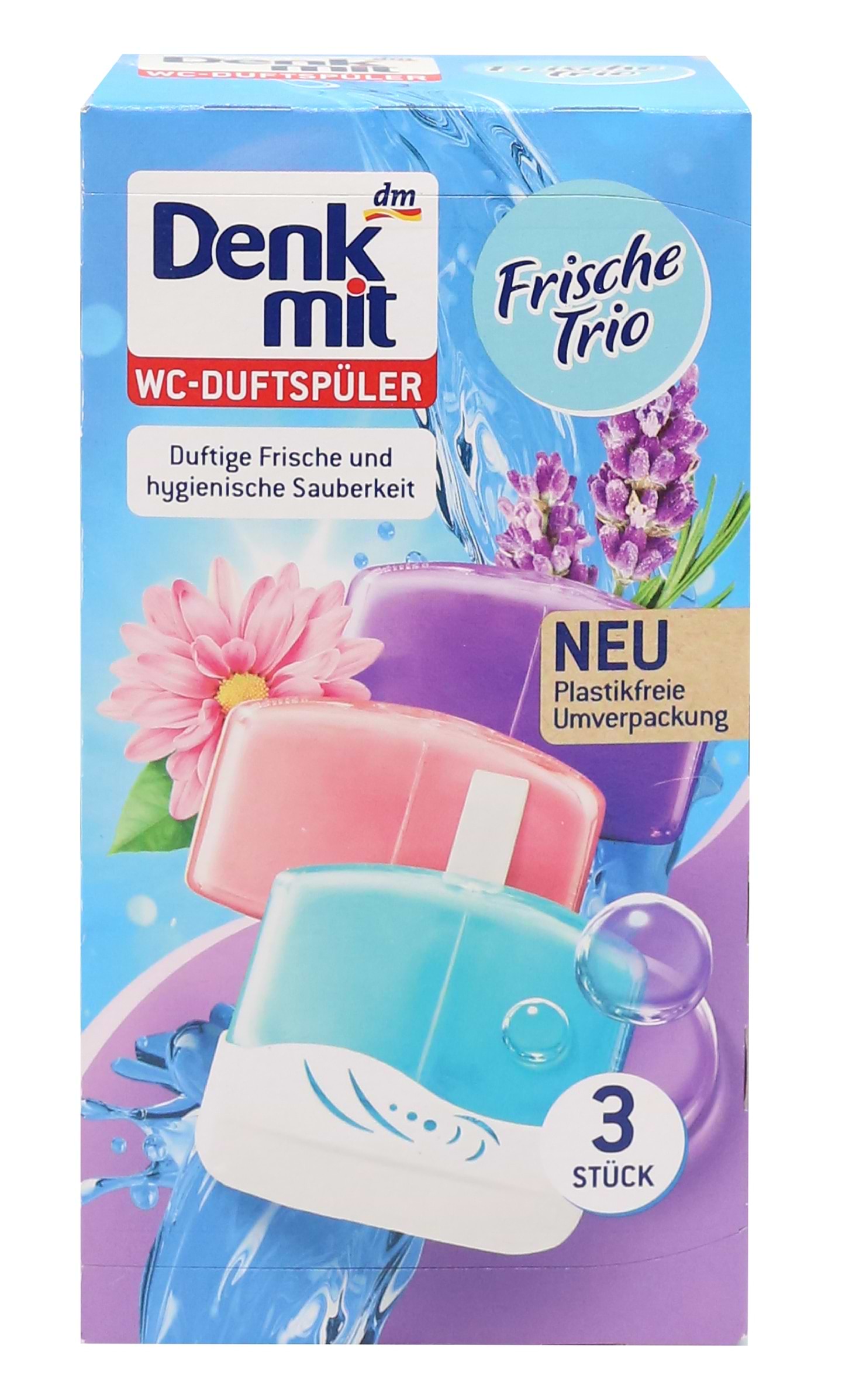 Купити Туалетний блок Denkmit Frische Trio 3 шт. (DWCBFT3) - Фото 1 Туалетний блок Denkmit Frische Trio 3 шт. (DWCBFT3) - Фото 1