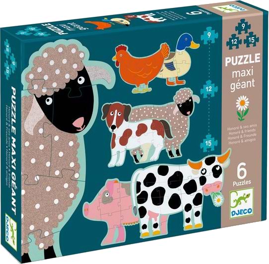 Фото - Пазлы (3-4 года) Djeco Гигант ''Честь и друзья'', DJ07112 Фото - Пазлы (3-4 года) Djeco Гигант ''Честь и друзья'', DJ07112