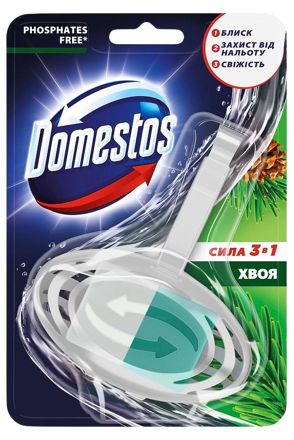 Фото - Туалетний блок Domestos Хвоя, 35 г