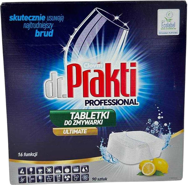 Фото - Таблетка для посудомийної машини DR. PRAKTI 90шт Фото - Таблетка для посудомийної машини DR. PRAKTI 90шт