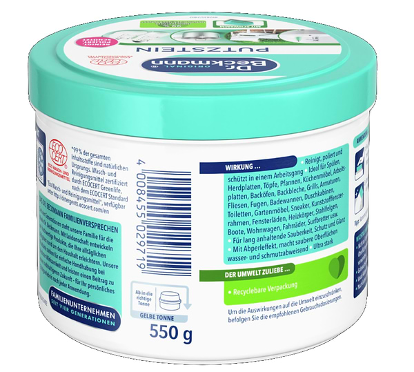 Фото - Засіб для чищення універсальний Dr.BECKMANN Чудо-паста 3в1 550 г