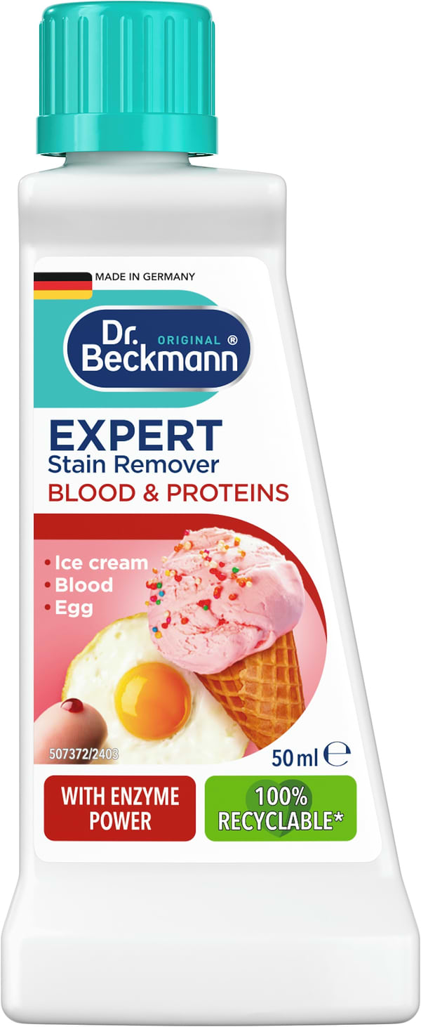Фото - Средство для удаления пятен Dr.BECKMANN Эксперт кровь и белковые пятна 50 мл