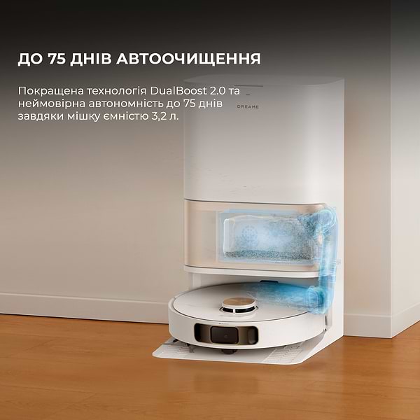 Фото - Робот-пилосос миючий Dreame Bot L10s Pro Ultra Heat (RLL82CE)
