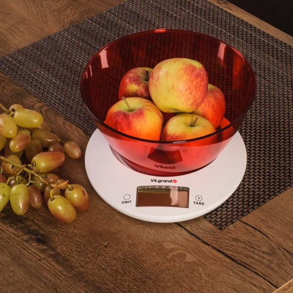 Фото - Ваги кухонні ViLgrand VKS-533C Red