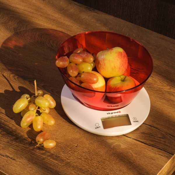 Фото - Ваги кухонні ViLgrand VKS-533C Red