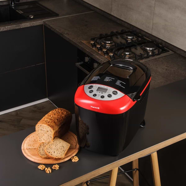 Фото - Хлібопічка ViLgrand VBM85152_Black+Red