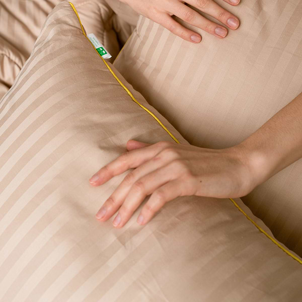 Фото - Подушка стандартная MirSon 1485 Carmela Hand Made memory effekt Высокая 40х60 см (2200001539624)