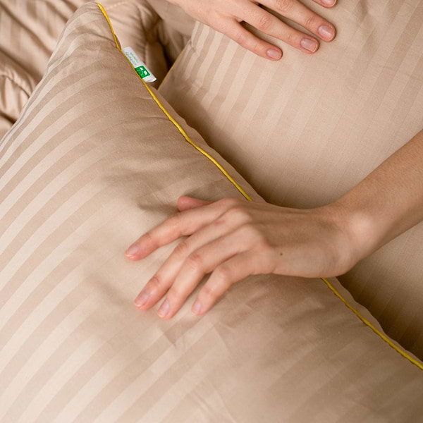 Фото - Подушка стандартная MirSon 1168 Carmela Hand Made EcoSilk 50х70 см (2200001515628)