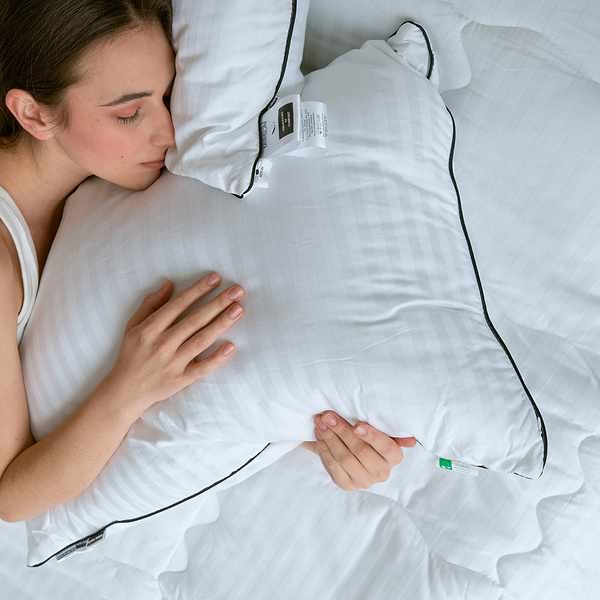 Фото - Подушка стандартная MirSon 1171 Royal Pearl Hand Made EcoSilk 70х70 см (2200001515734)