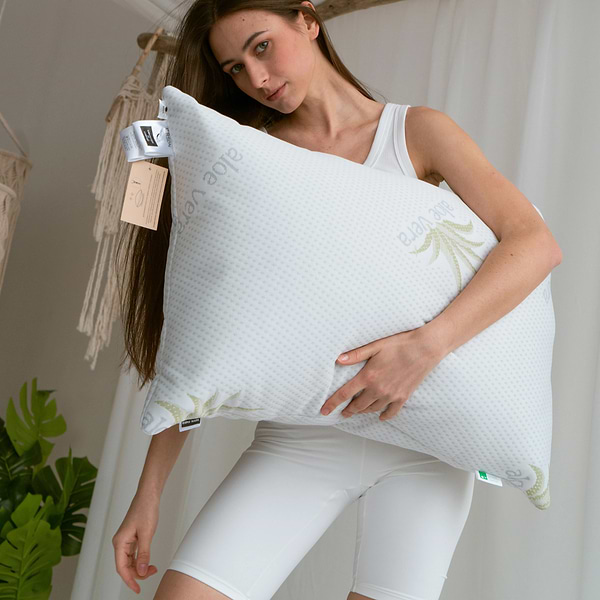 Фото - Подушка стандартна MirSon №856 Dorotea Eco-Soft Hand made 60х60 см (2200003197761)