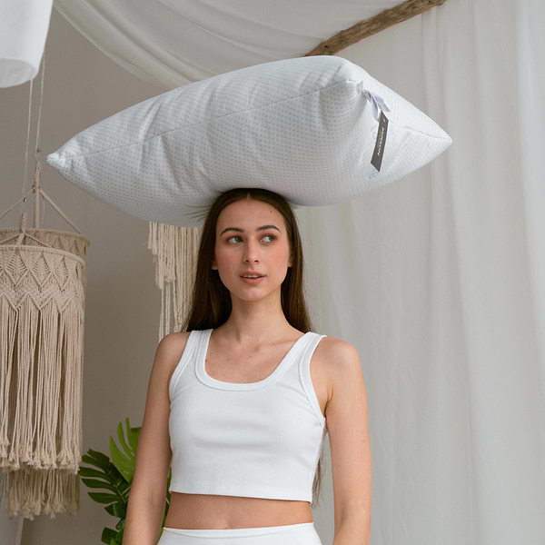 Фото - Подушка стандартная MirSon №820 Dorotea Тенсель Modal Hand made 60х60 см (2200003197495)