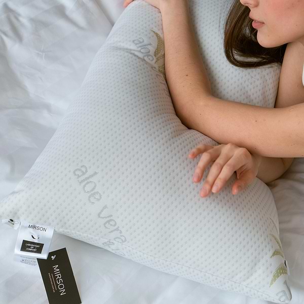 Фото - Подушка стандартна MirSon №856 Dorotea Eco-Soft Hand made 60х60 см (2200003197761)