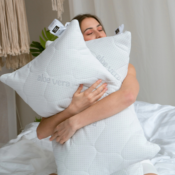 Фото - Подушка стандартная MirSon хлопковая №887 Alberto Hand made Мягкая 40х60 см (2200003226522)