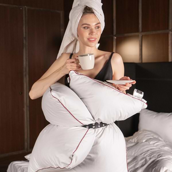 Фото - Подушка стандартна MirSon Hand Made De Luxe 902 70x70 (2200000555793)