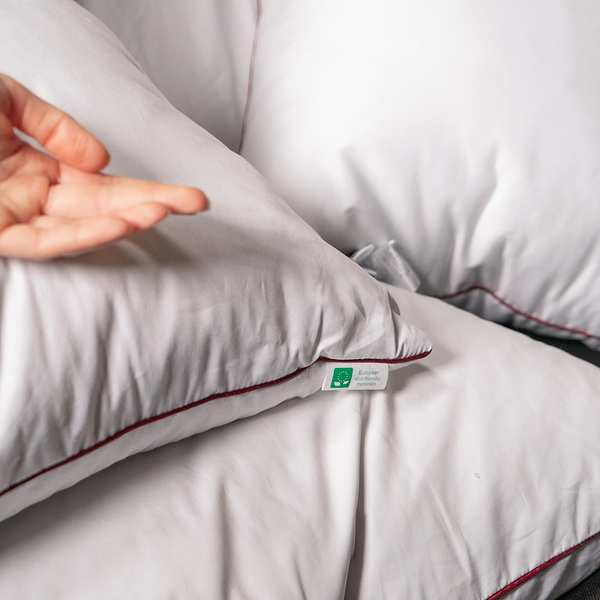 Фото - Подушка стандартна MirSon шовкова Hand Made DeLuxe Natural 947 висока 60x60 (2200000557759)