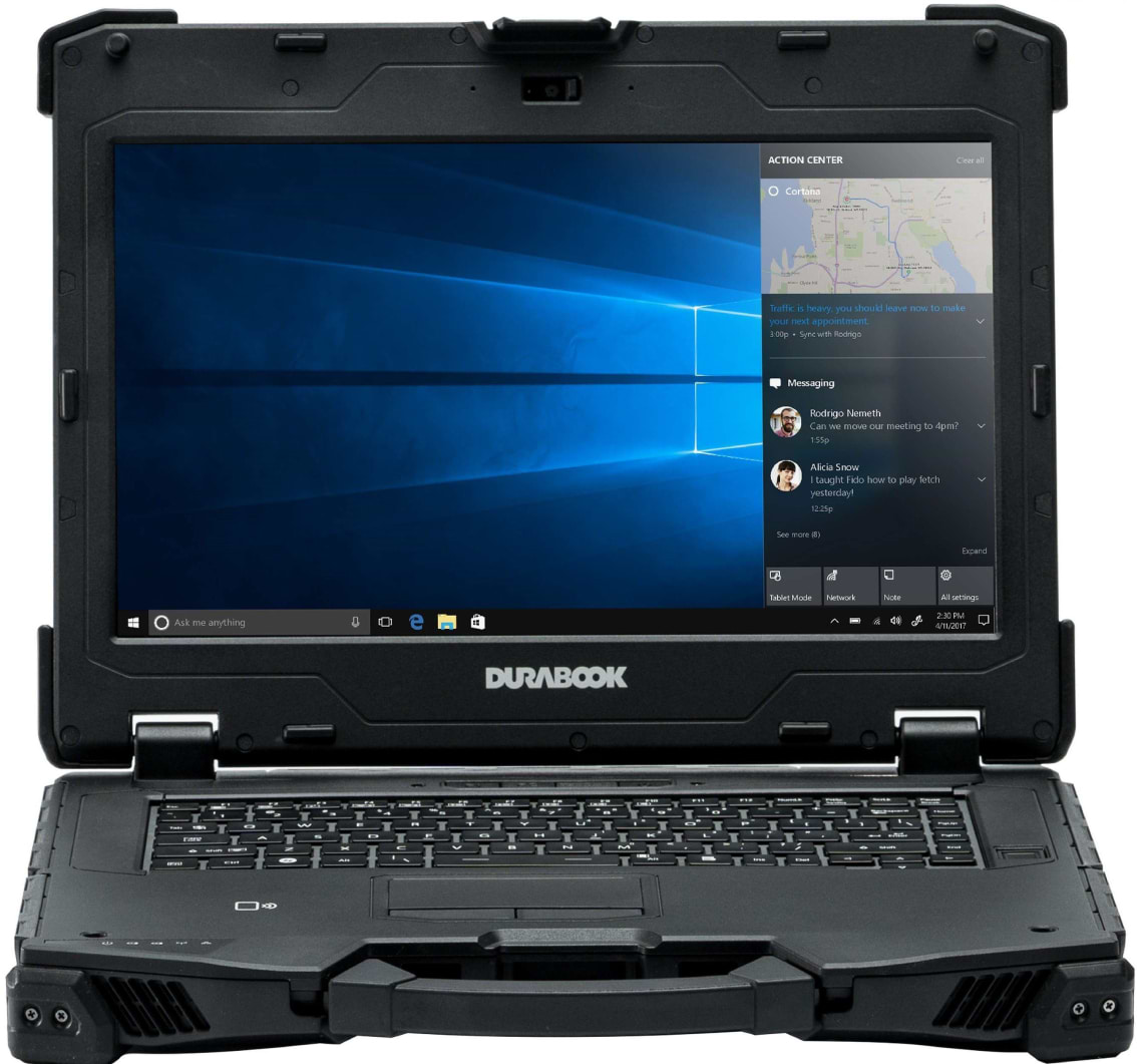 Ноутбук Durabook Z14I Basic (Z4E2R3DE3BXX) Black - Фото 1