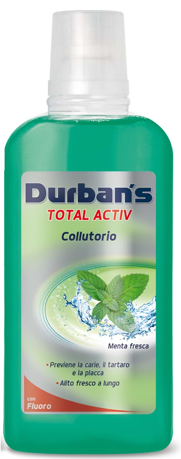 Фото - Ополіскувач для порожнини рота Durban's Тотал Актив 500 мл (8008970010618)