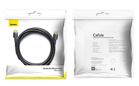Кабель HDMI Baseus M-M Cafule 4K 1 m (CADKLF-E01) - Фото 1