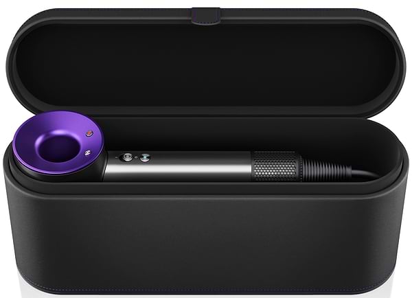 Фото - Фен Dyson HD01 Supersonic HD01 Supersonic пурпурний в чорному чохлі